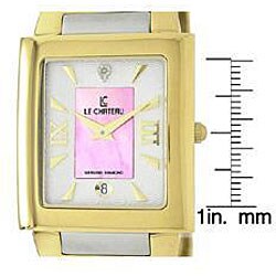 Le Chateau Men's Two-tone Diamond Accented Watch
