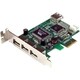 StarTech.com 4 Port PCI Express Low Profile High Speed USB Card