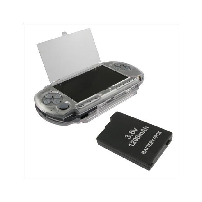 Insten Hard Case Cover and Replacement Battery for Sony PSP 3000 12331717