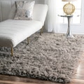 Hand-woven Alexa Flokati Wool Shag Rug (3' x 5')