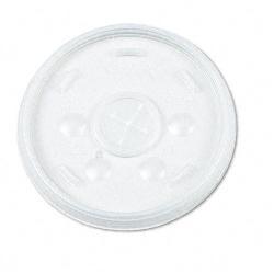 Dart 16 oz Hot/Cold Foam Cup Slip-Thru Lid Plastic Lids (Case of 1000)