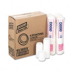 Dixie 8 ounce Hot Drink Cup Drink-Thru Lid (Case of 1,000)