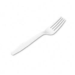Dixie White Plastic Forks (Case of 1000)