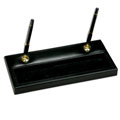 Dacasso 1000 Series Leather Double Pen Stand