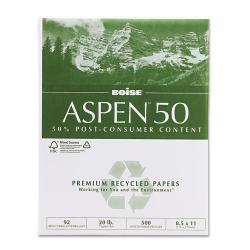 Boise ASPEN 50 Recycled Copy and Laser Paper (Case of 5,000 Sheets)