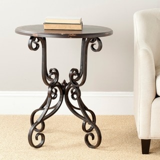 Taylor Side Table with Scroll Base