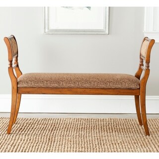 Brody Walnut Finish French Bench