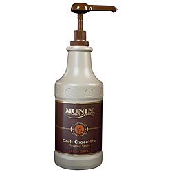 Monin Inc 64-oz Dark Chocolate Sauce (Pack of 4)
