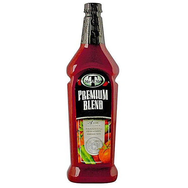 Mott's Inc Mr. & Mrs. T's Premium Bloody Mary Mix 1 Liter (Pack of 4