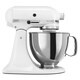 KitchenAid KSM150PSWH White 5-quart Artisan Tilt-Head Stand Mixer 