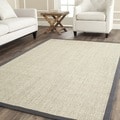 Hand-woven Serenity Marble/ Grey Sisal Rug (9' x 12')