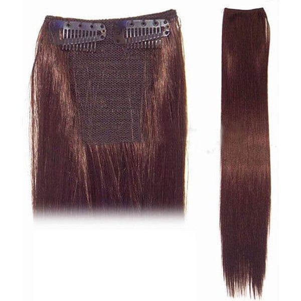 Merrylight 3-inch Burgundy Straight Hair Extension