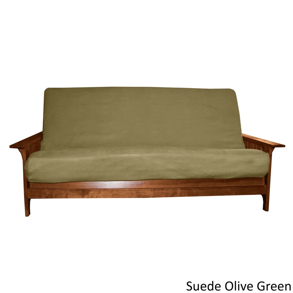 Ultima Fullsize Microfiber Soft Suede Futon Cover Overstock Shopping