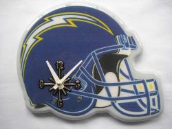 San Diego Chargers Helmet Clock