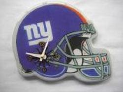 New York Giants Helmet Football-themed Collectible Wall Clock