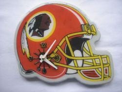 Washington Redskins Helmet Clock