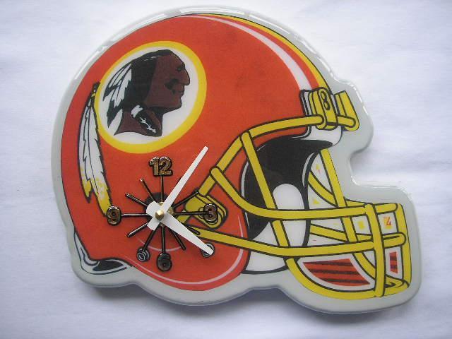 Washington Redskins Helmet Clock