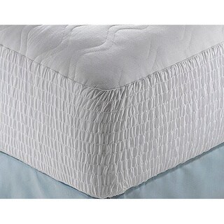 Beautyrest 100 Percent Cotton Fitted Mattress Pads (Pack of 4)-Image