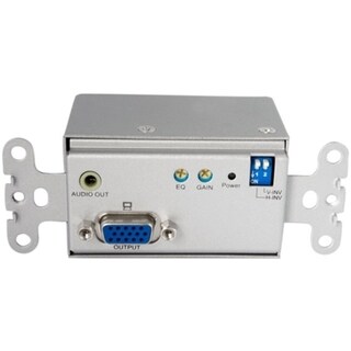 StarTech.com VGA Wall Plate Video Extender Receiver over Cat 5 with A