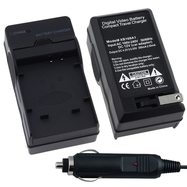 eForCity Compact Battery Charger Set Compatible WIth Olympus Li-50B