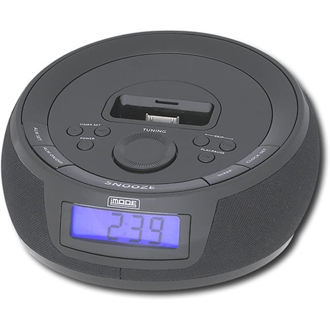 Insignia NS C2000 Black AM/ FM iPod Dock Clock Radio