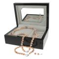 Multi-colored Pink FW Pearl 3-piece Jewelry Set with Gift Box (6-7 mm)