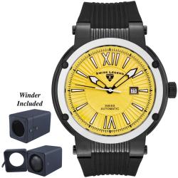 Swiss Legend Men's 'Legato Cirque' Yellow Dial Automatic Watch