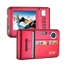 SVP Red CyberSnap-912 9MP 8x Zoom Digital Camera