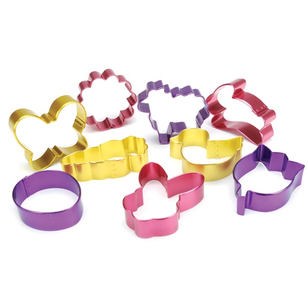 Wilton Colored Metal &#039;Easter&#039; Cookie Cutters (Pack of 9) - 12369887 - Overstock.com Shopping