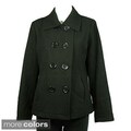 New Women Designs Women's Wool Blend Peacoat