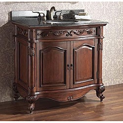 Cheap Avanity Provence 36-inch Single Vanity in Antique Cherry Finish with Sink and Top
