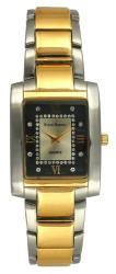 Steve Harvey Men's Two-tone Black Dial Watch