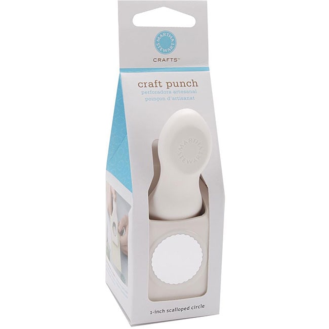 Martha Stewart 1inch Scalloped Circle Punch Overstock Shopping Big