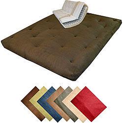 Great Prices 10-inch Loft Full-size Inner Spring Microfiber Soft Suede Splendor Futon Mattress