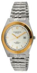 Timetech Men's Quartz Miyota Two-Tone Stainless Steel Expansion Watch