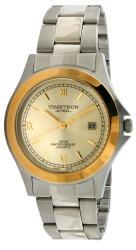 Timetech Men's Two-tone Stainless Steel Bracelet Watch
