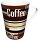 Konitz 'Coffee Stripes' Brown 13-oz Mugs (Set of 2)