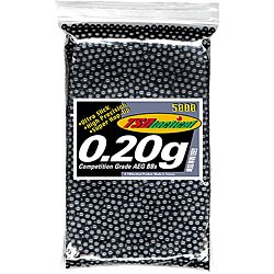 'Black' TSD Tactical BB20X5MB 5000-Count 0.20g 6mm Airsoft BBs-Image