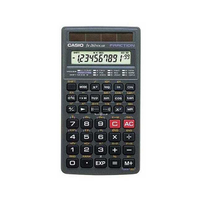 casio fx-260 solar scientific calculator online