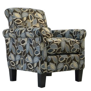 Hyde Transitional Arm Chair Brown Modern Leaf