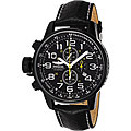 Invicta Men's 3332 Lefty Chronograph Leather Black Watch