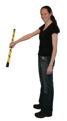 Cando Silver Stripe 9-pound Weight Bar