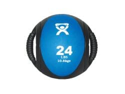 Cando 24-pound Dual-handle Blue Medicine Ball
