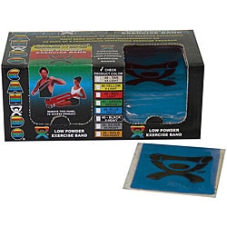 Cando Blue Latex 4-foot Strip Exercise Bands (Pack of 40)-Image