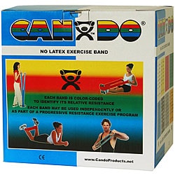 Cando 50-yard Blue Heavy Exercise Band-Image