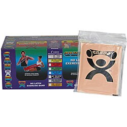 Cando Tan No-latex 4-foot Strip Exercise Bands (Pack of 40)-Image