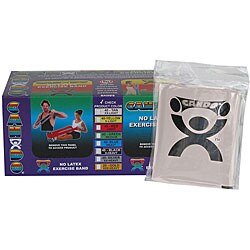 Cando Silver No-latex 4-foot Strip Exercise Bands (Pack of 40)-Image