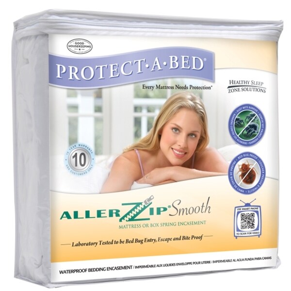 AllerZip Smooth Twin-size Bedbug-proof Mattress Protector
