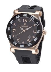 Lancaster Italy Men's Barreto Solo Tempo Rose Goldplated Case Watch