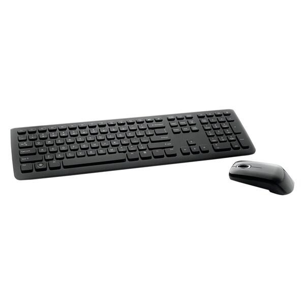 Verbatim Wireless Slim Keyboard and Optical Mouse - Black